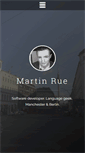 Mobile Screenshot of martinrue.com